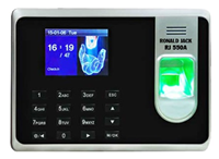 MÁY CHẤM CÔNG  VÂN TAY + THẺ CẢM ỨNG+ pin lưu điện  RONALD JACK RJ 550A